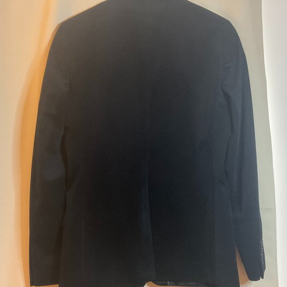 Velvet slim fit jacket with satin lapel - Picture 2 of 2